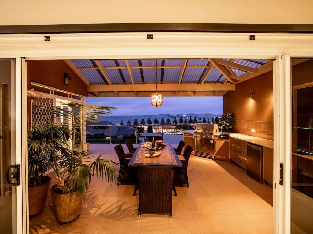 Balcony Area at night