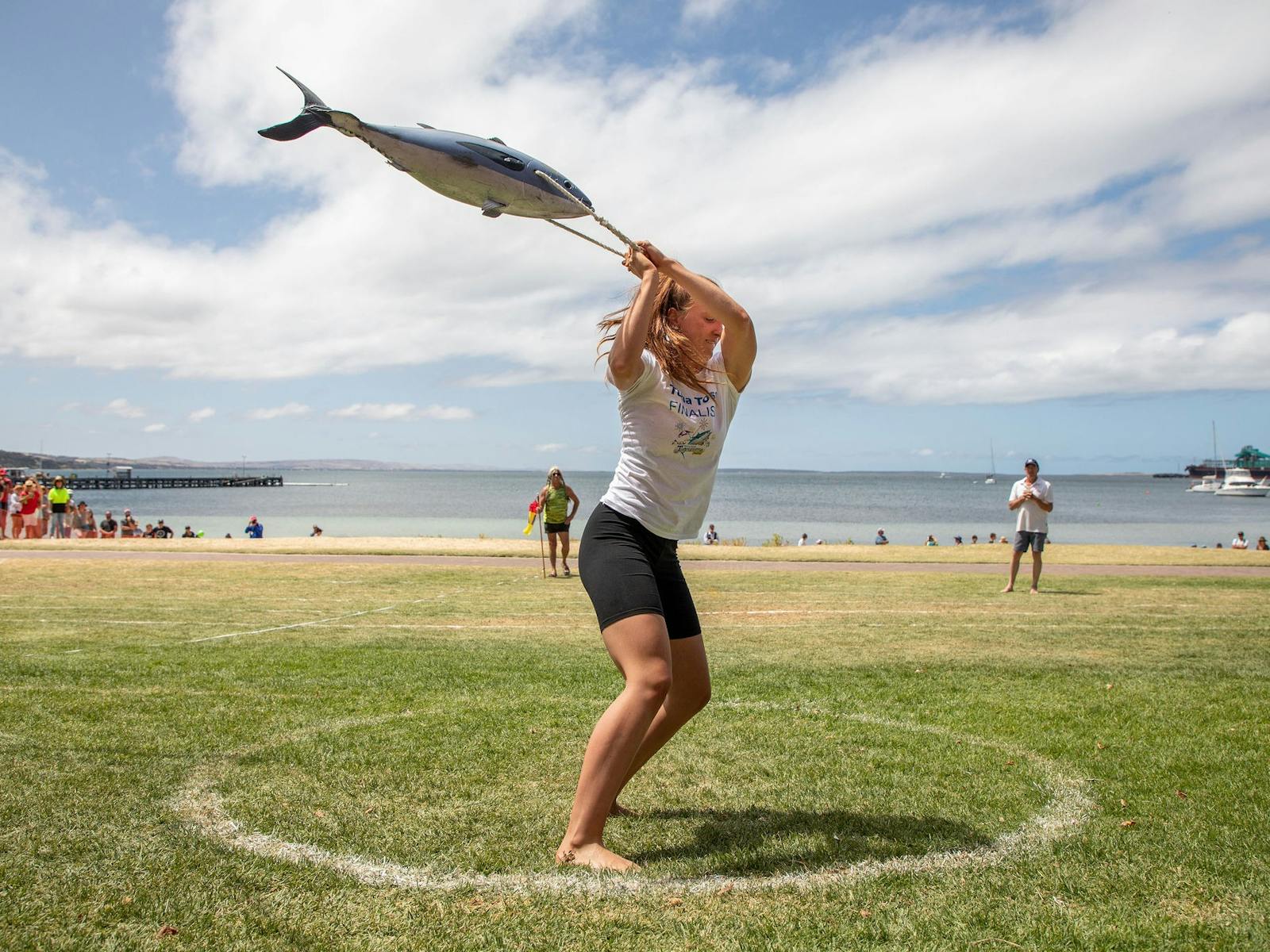 Tuna Toss at Tunarama, Port Lincoln South Australia