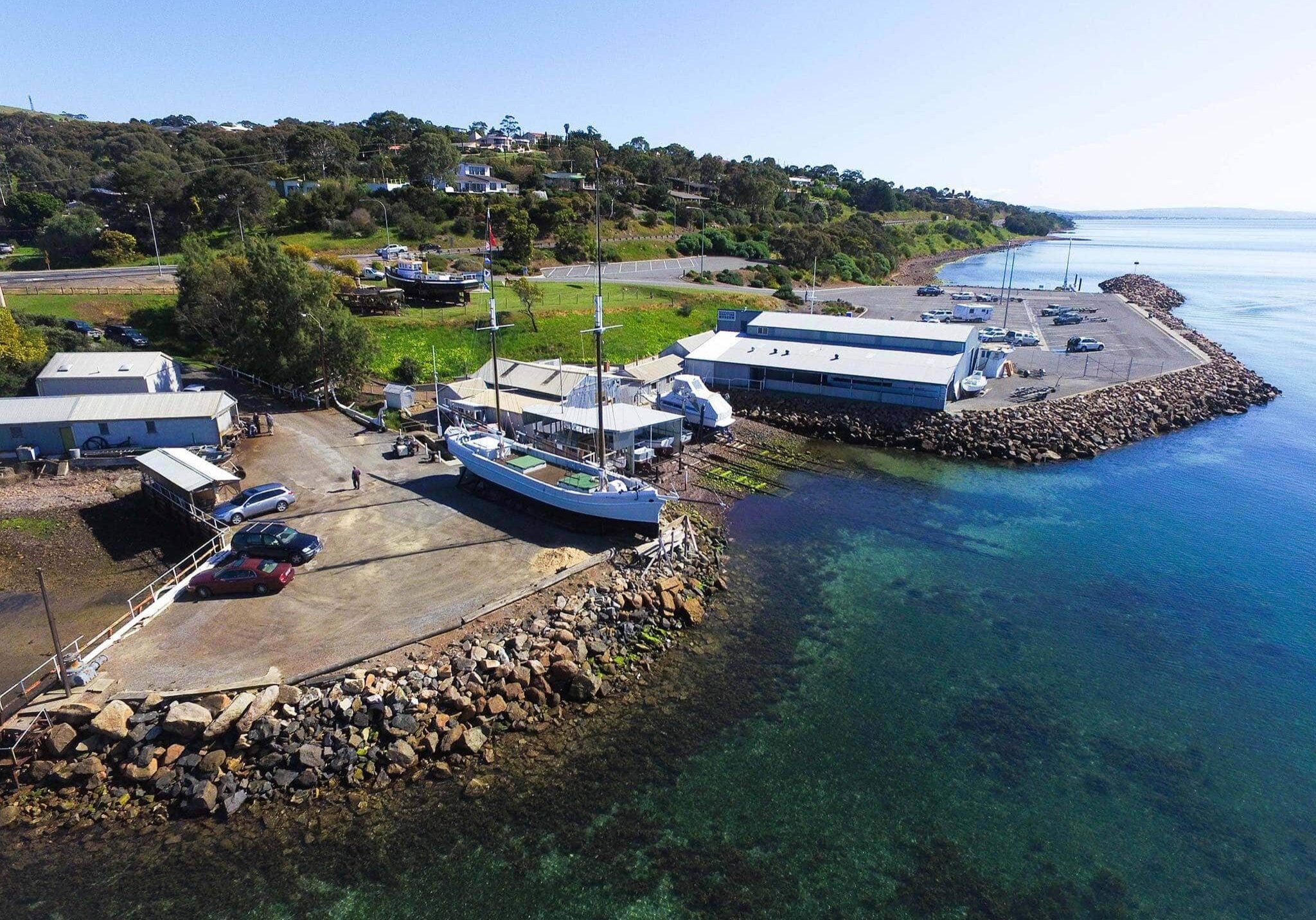 Axel Stenross Maritime Museum Ariel View From South